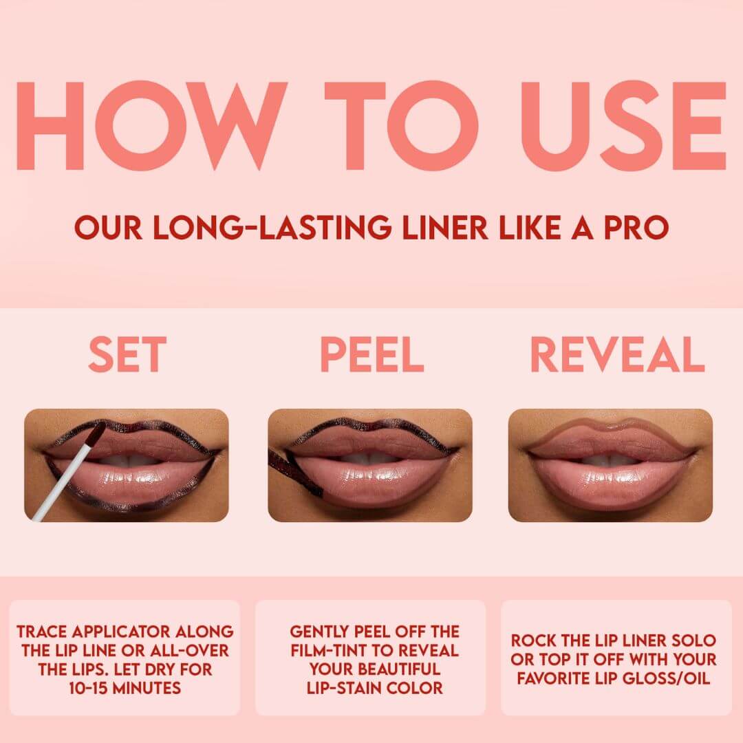 Waterproof Lip Liner Peel off