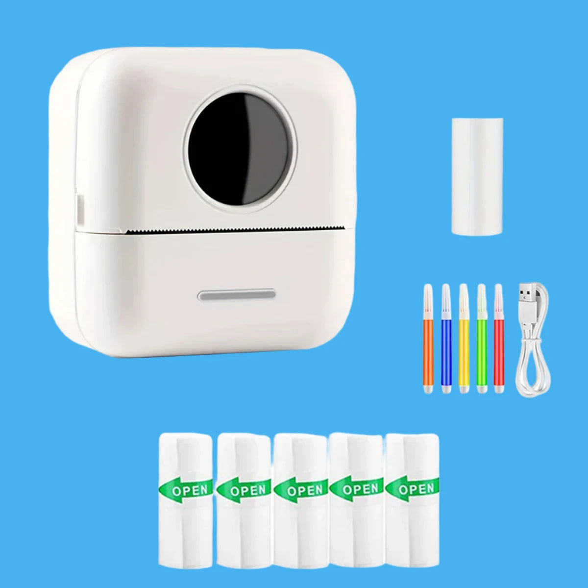 Portable Thermal Printer for Photo Journal Notes Memo