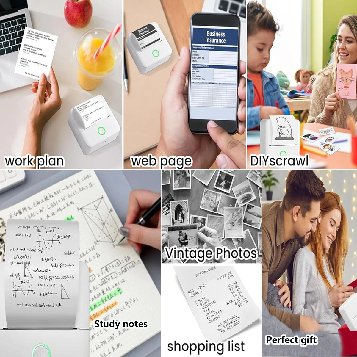 Portable Thermal Printer - AKStore