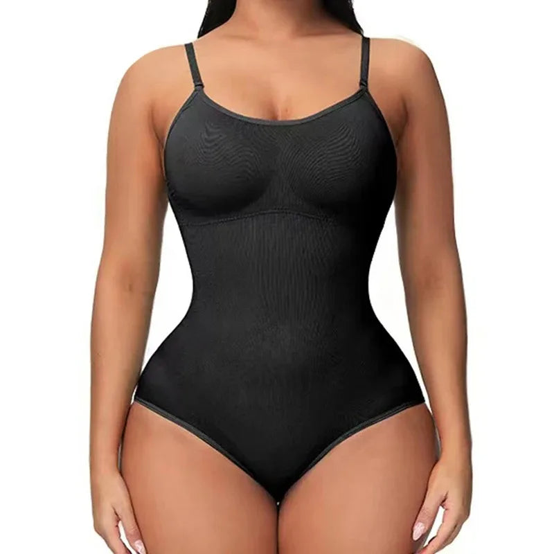 Spaghetti Strap Bodysuit Compression Body Suit - AKStore